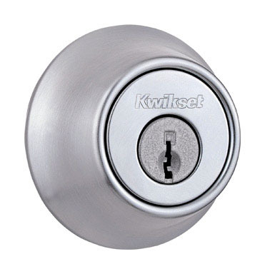 DEADBOLT SGL ADJ K3 SCBX