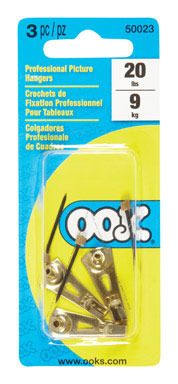 OOK PRO PICTURE HANGER 20LB