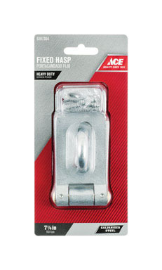 HASP FXD STPL 7-1/4"GALV