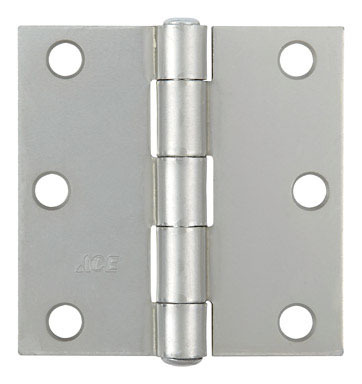 3" BROAD HINGE ZN