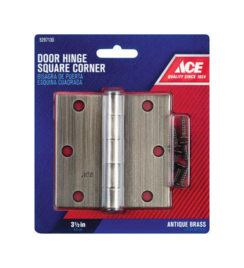 HINGE RES SQ 3-1/2 AB