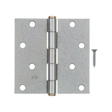 HINGE RES SQ 4"GALV