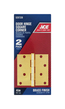 HINGE RES SQ 4" SB BX/2