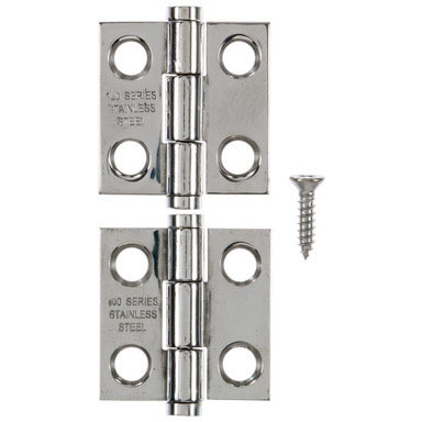 Narrow Hinge Rpn 1" Ss 2pk