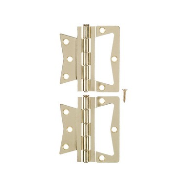 2pk 3-1/2" Non Mortise Hinge BB