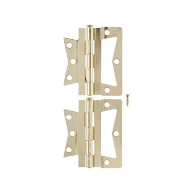 Non-mortise Hinge 4" Bb 2pk