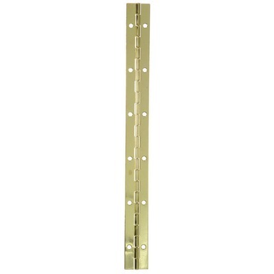 1"X12" Brass Continuous Hinge