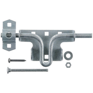 GATE LATCH SLDBLT 4"GALV