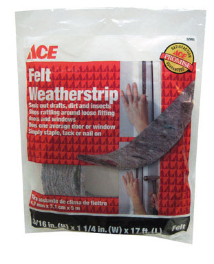 WEATHERSTRIP FELT1.25X17