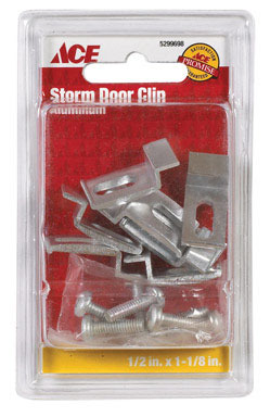 CLIP STORM DOOR 1/2"ALM