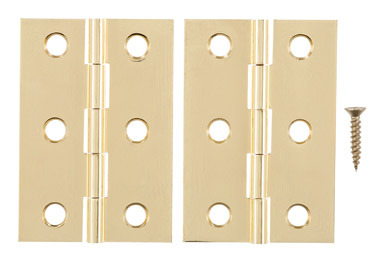 Broad Hinge  2-1/2" Br 2pk