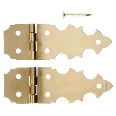 Decorative Hinge 1-7/8" Br 2pk