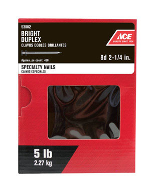 Ace Duplex Nail8d2.25"5#