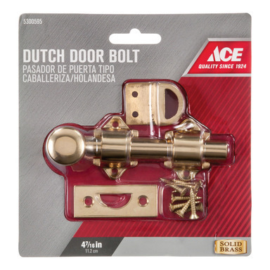 BOLT DUTCH DR 4-1/2 BRS