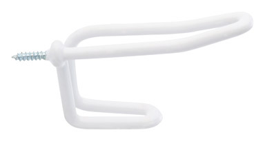 GARMENT HOOK WIRE WHT