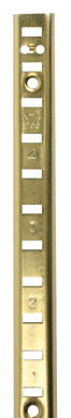 PILASTER SHELF BRASS 36