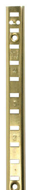 PILASTER SHELF BRASS 48"