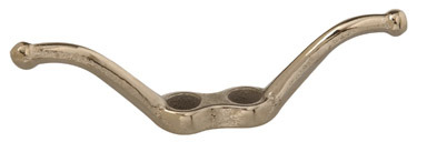 Campbell Brass Brass Rope Cleat 2-1/2 in. L