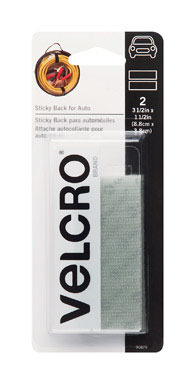 VELCRO 3.5X1.5ADHESV GRY