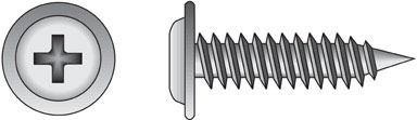 Hillman No. 8  S X 9/16 in. L Phillips Truss Head Sheet Metal Screws 100  1 pk