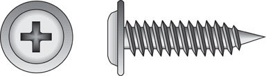 Hillman No. 8  S X 1-1/4 in. L Phillips Truss Head Sheet Metal Screws 100 pk