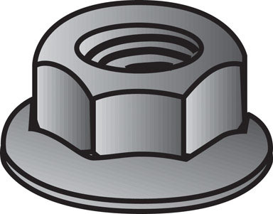 Hillman 1/4 in. Zinc-Plated Steel USS Whiz Lock Nut 100 pk