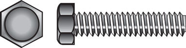 HEX TAP BOLT1/2X3.5 BX25