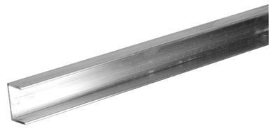 Boltmaster 0.0625 in. T X 1/4 in. W X 8 ft. L Mill Aluminum Trim Channel