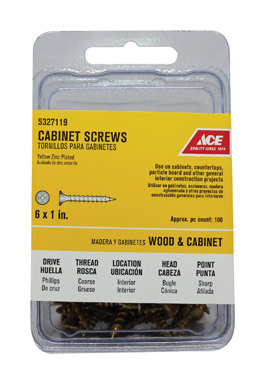 SCREW WD PH CS 6X1 100PC