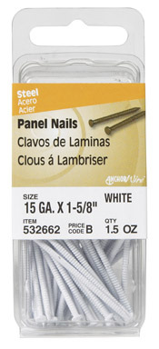 White Panel Nail 1-5/8"  1-1/2oz