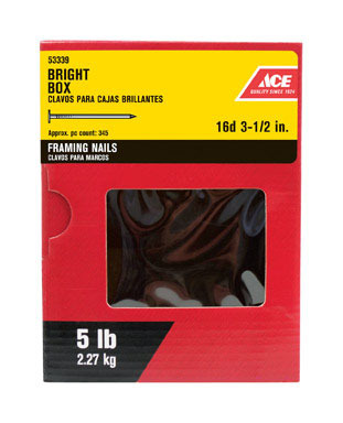 3-1/2" ACE 16D BOX NAILS 5LB