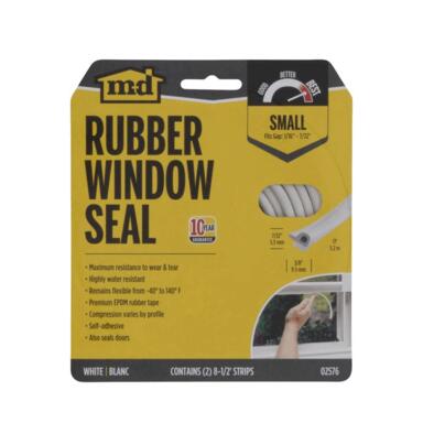 M-d Window Seal 17' Rbbr Wht