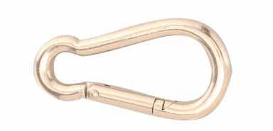 Campbell Polished Stainless Steel Spring Link 260 lb 3-1/2 in. L