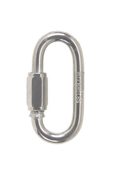 Campbell Polished Stainless Steel Quick Link 880 lb 2-1/4 in. L