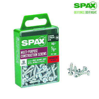 SCRW SPAX PH 6X5/8"BX50