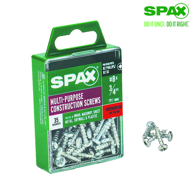 SCRW SPAX PH 8X3/4"BX35