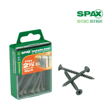 SCRW SPAX FH 12X2.5 BX8