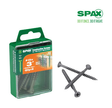Scrw Spax Fh 12x3 Bx/6