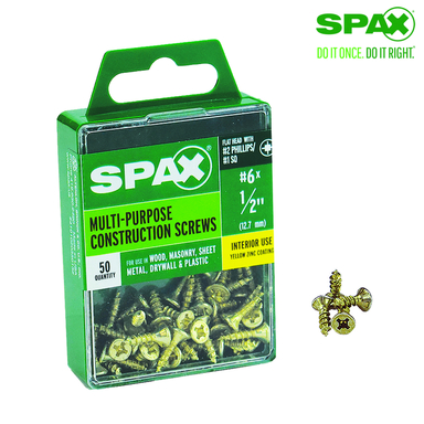 SCRW SPAX FH6X1/2YLWBX50