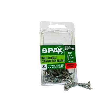 SCRW SPAX FH8X1.5 ZNBX25