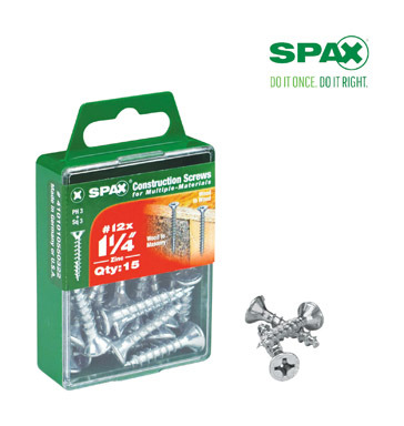 Scrw Spax Fh12x1.25znb15