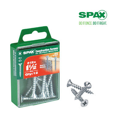 Scrw Spax Fh12x1.5znbx12