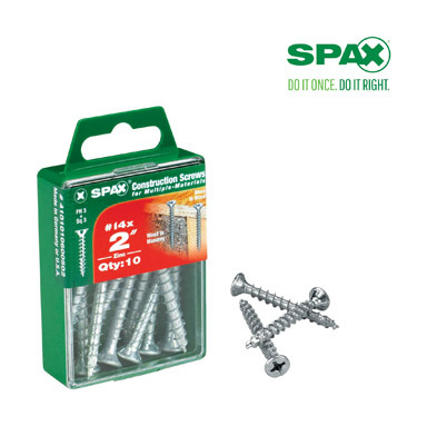 SCRW SPAX FH14X2 ZN BX10