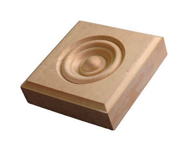 ROSETTE 3.5" PINE RTB35