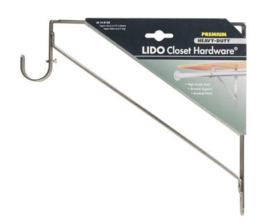 SHELF/HANG ROD BRACKT SS