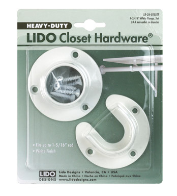 LIDO CLOSET FLANGE WHITE