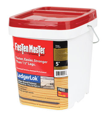 LEDGER LOK 5" 250PK FASTENMASTER