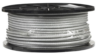 1/8"x250' Clear Coated Cable FT