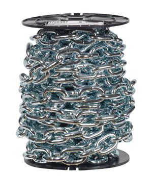 CHAIN COIL 3/8" ZN 35'