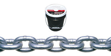 CHAIN COIL 3/16" GAL250'